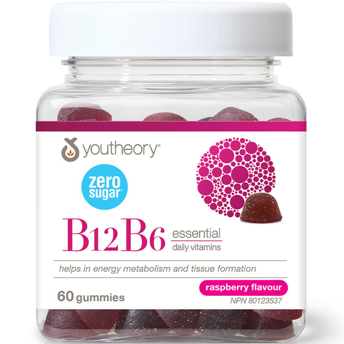Youtheory B12 B6 60 Gummies