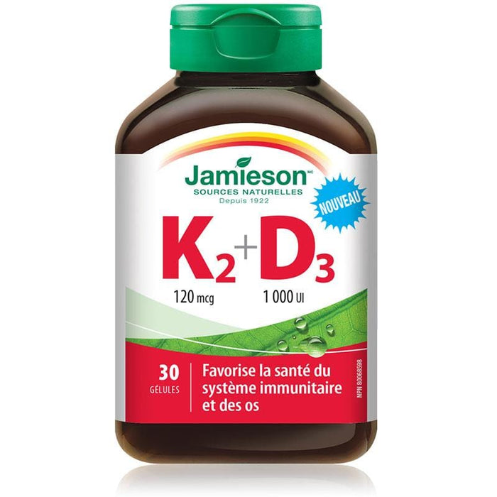 Jamieson Vitamine K+D 30 caps 064642090430