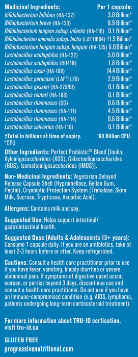 Progressive Probiotics 60 milliard 30 caps || Progressive Probiotics 60 Billion 30 caps