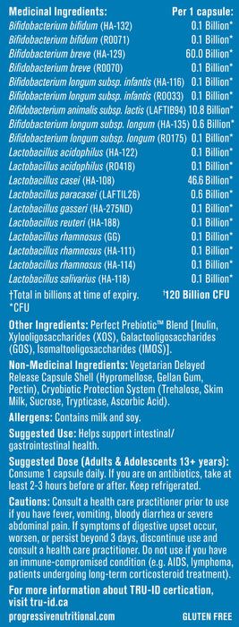 Progressive Probiotics 120 milliard 30 caps || Progressive Probiotics 120 Billion 30 caps