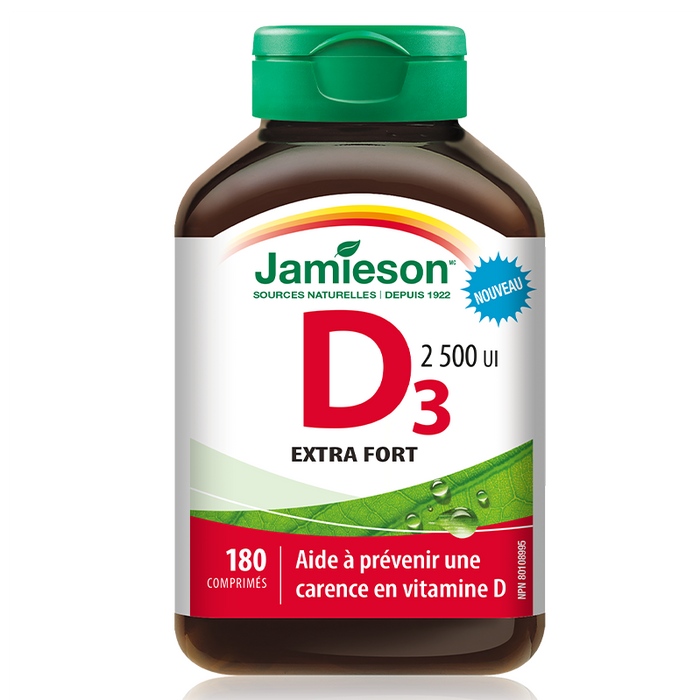 Jamieson Vitamin D 2500IU 180 tabs