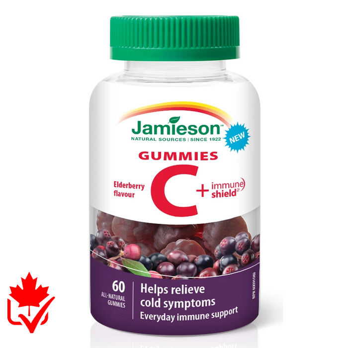 Jamieson Vitamin C Immune Shield 60 gummies