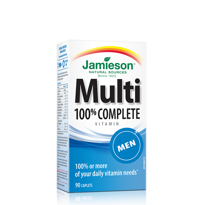 Jamieson Multivitamine Complète à 100% pour hommes 90 caps || Jamieson Multivitamin 100% complete for men 90 caps