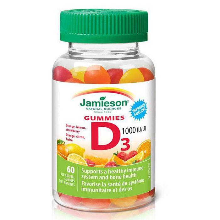 Jamieson Vitamin D 1000IU 60 jujubes
