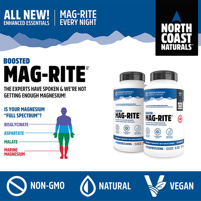 North Coast Naturals Boosted Mag-Rite 120 caps