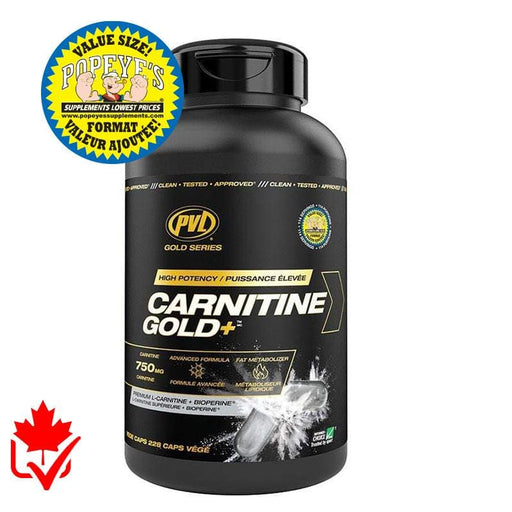 PVL Carnitine Gold 228 caps Popeye's Supplments PVL Carnitine Gold 228 caps Popeye's Supplments