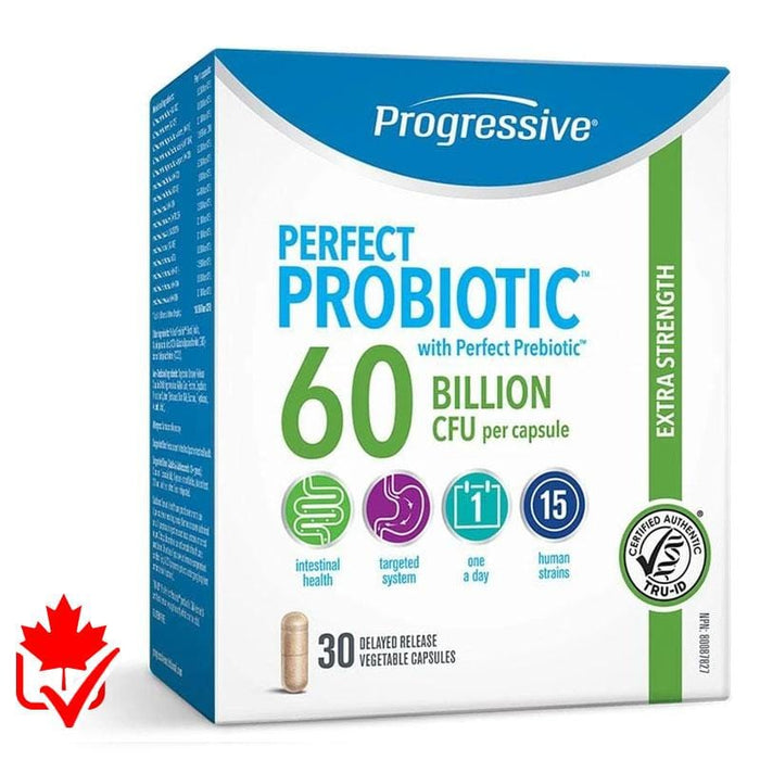 Progressive Probiotics 60 milliard 30 caps 837229008629