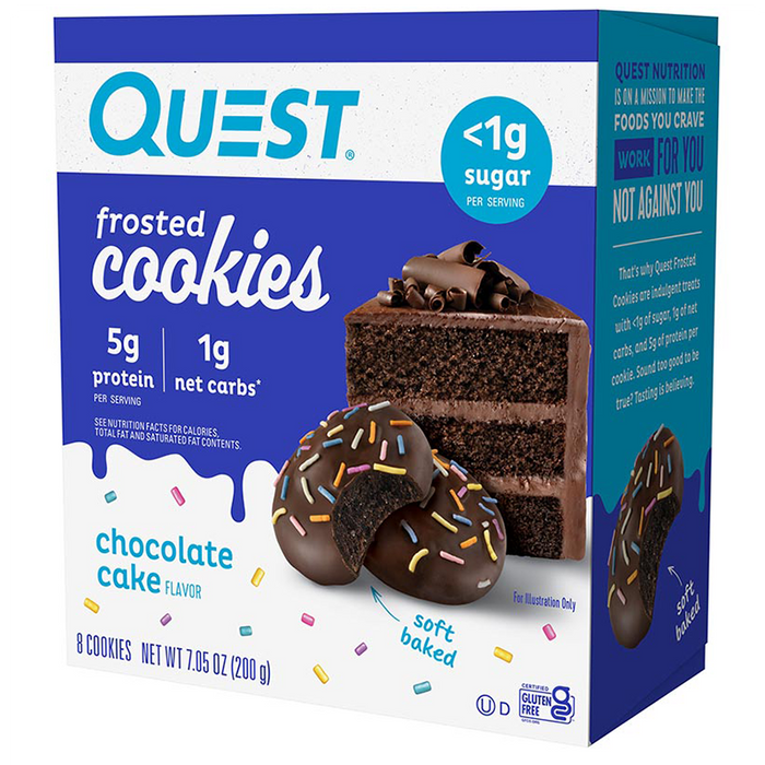 Quest Biscuits Givrés Boîte de 8 || Quest Frosted Cookie Box of 8