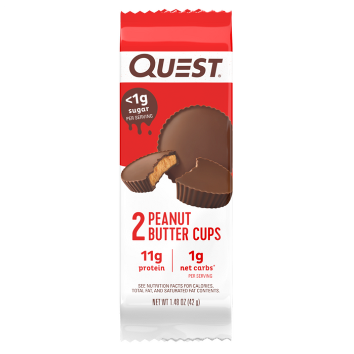 Moules au beurre d'arachide Quest Paquet individuel (1 unité) || Quest Peanut Butter Cups Individual Pack (1 unit)