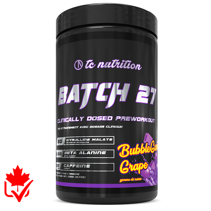 TC Nutrition Batch 27 Pre-Workout 360g