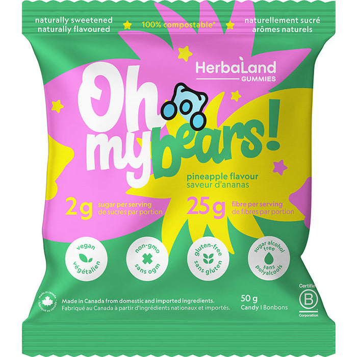Herbaland Oh my Bears! à l'unité (1 sac - 50g) || Herbaland Oh my Bears! individual bag (1 Bag - 50g)