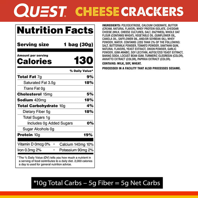 Quest Crackers Box of 4 — Popeye's Suppléments