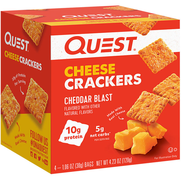 Quest Craquelins Boîte de 4 || Quest Crackers Box of 4