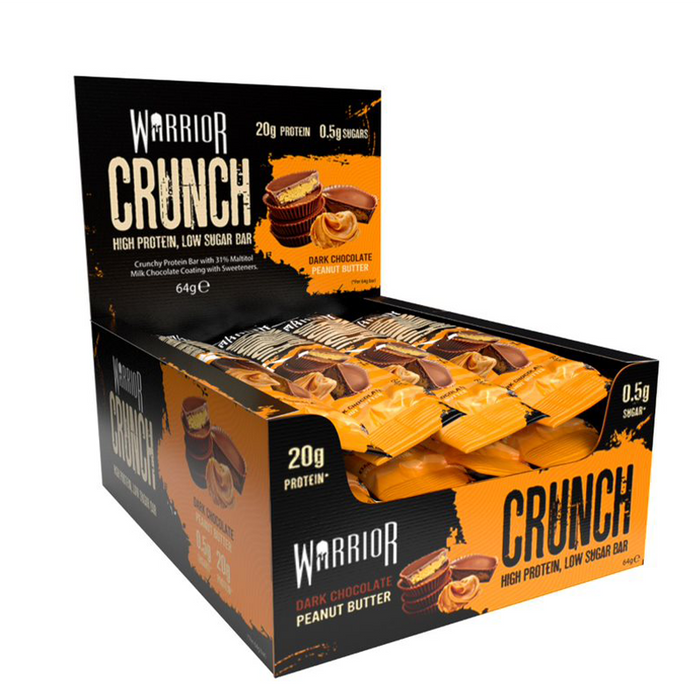 Warrior Crunch barres Boîte de 12 || Warrior Crunch bars Box of 12